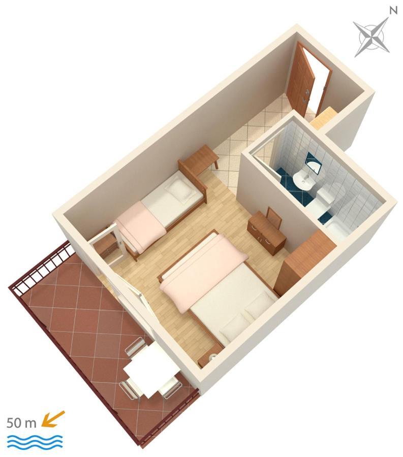 Apartments By The Sea Brela, Makarska - 2718 Exterior foto